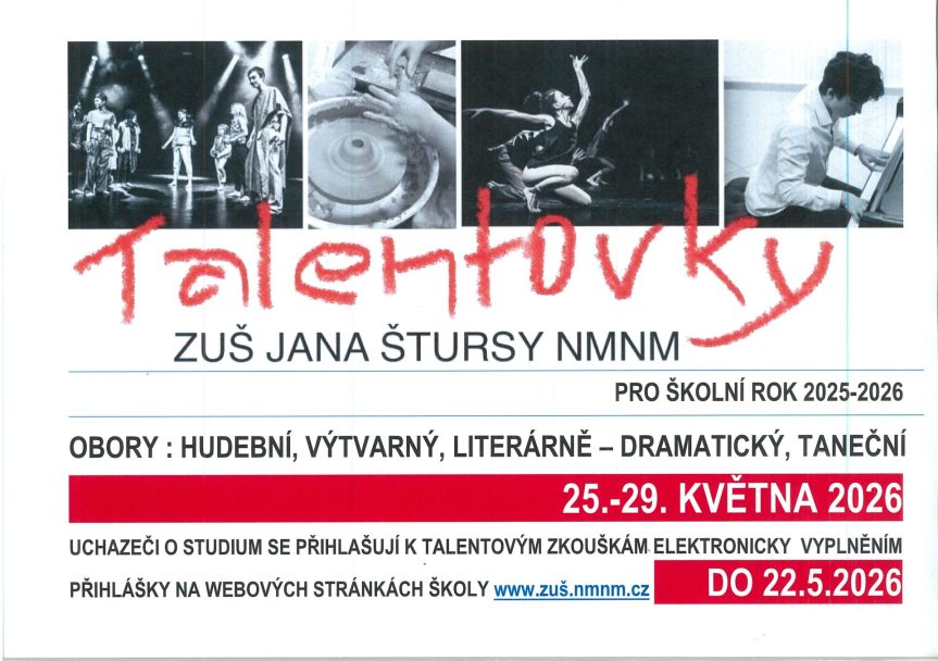 talentové zkoušky ZUŠ